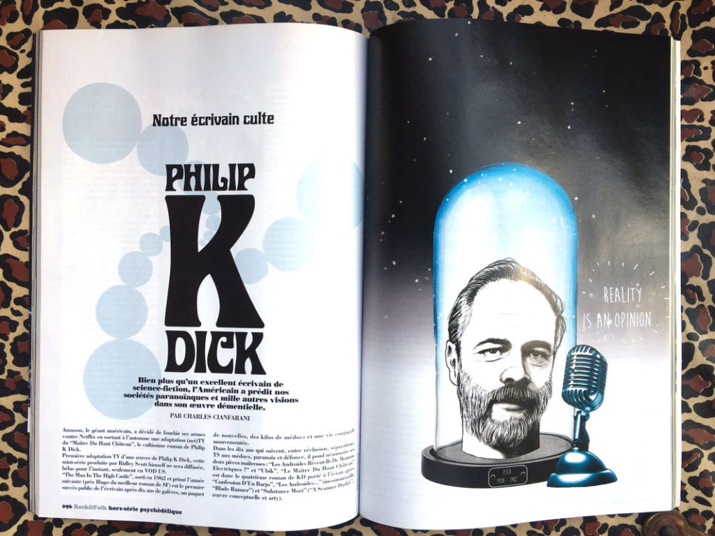 Phillip K Dick pour Rock et Folk