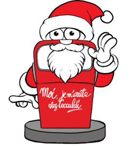 Mascotte Relais Ceccaldi noël 2025